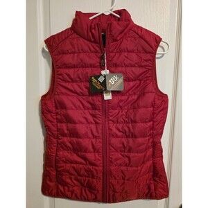 Vibrant Red Core 365 Women's Prevail Packable Puffer Vest sz S/P